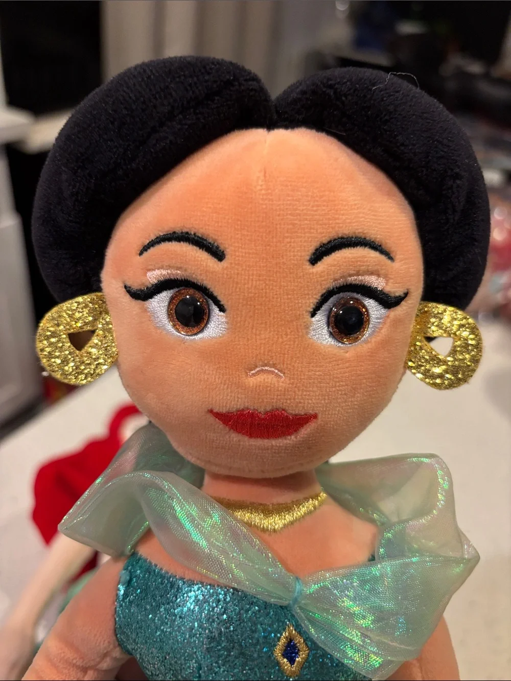 Ty Disney Plush Princess Doll Set - Ariel, Jasmine, Aurora, Belle